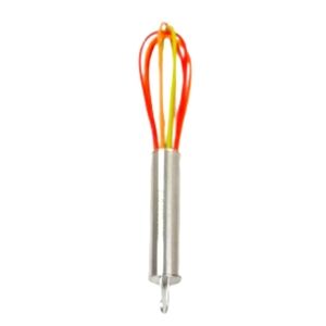Farberware 7" Multi Color Silicone Wire Mini Whisk